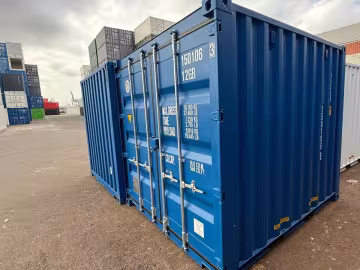 Shipping container 10FT 8.6 two BLUE RAL2010 Shipping container 10FT 8.6 two BLUE RAL2010