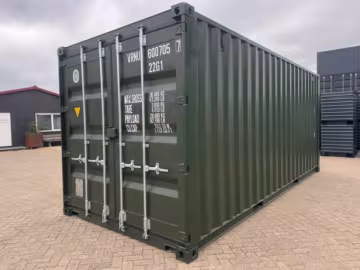 shipping container 20ft 8.6 Green front side shipping container 20ft 8.6 Green front side